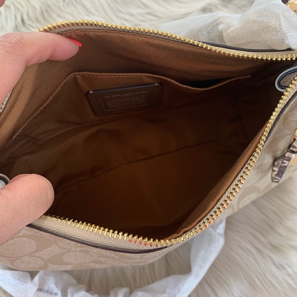 Coach Small Mia Shoulder Bag In Signature Canvas. - Picture 6 of 8